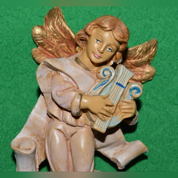 Two vintage Music Angels pendants Home decor Italy - Picture 2 of 8